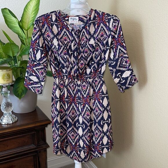(BOGO FREE) HOLDING HORSES ANTHROPOLOGIE Mira Button Down Shirt Dress size 00P - Picture 3 of 4